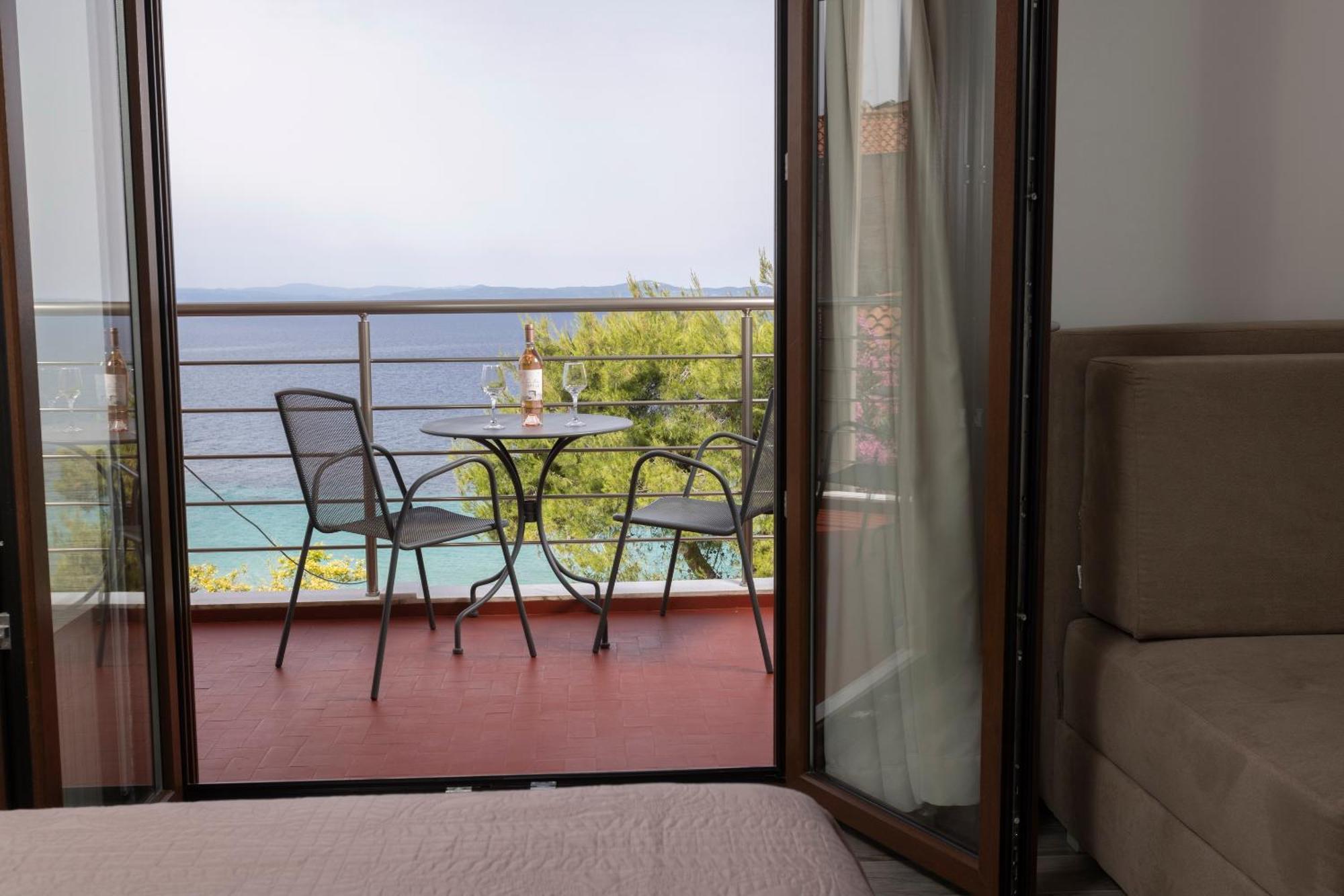 Sea View Apollo Apartments & Studios In Afytos Exteriör bild