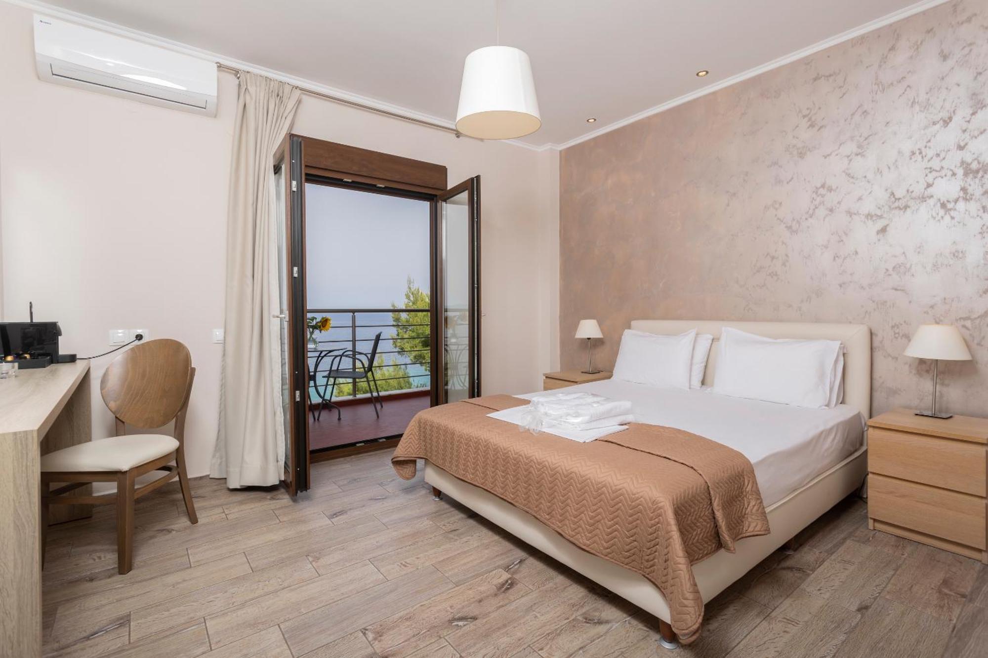 Sea View Apollo Apartments & Studios In Afytos Exteriör bild