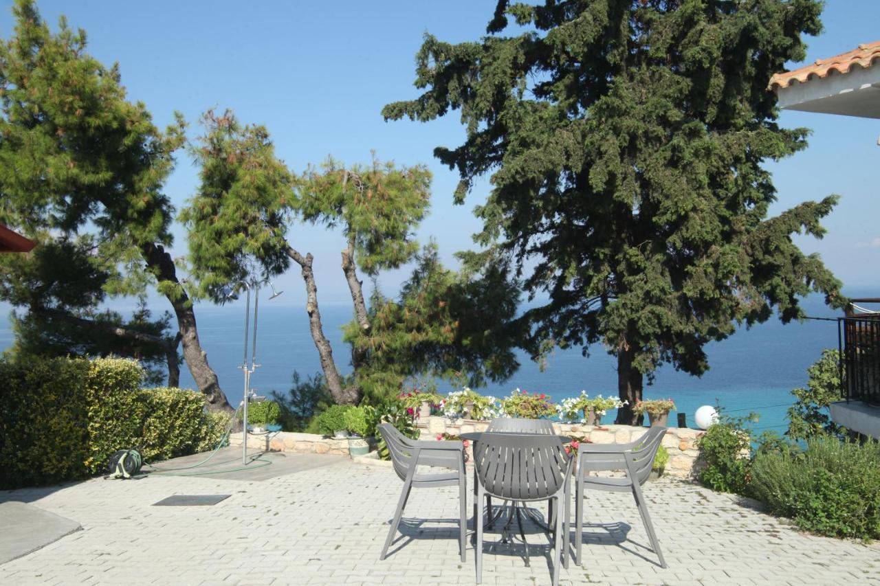 Sea View Apollo Apartments & Studios In Afytos Exteriör bild
